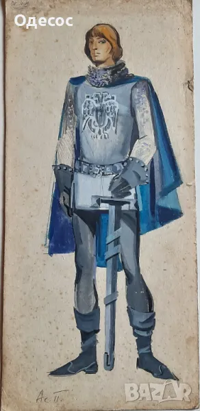 Стара картина на худ. Асен Попов 1895-1976 х., снимка 1