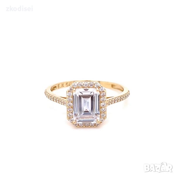 Златен дамски пръстен 2,72гр. размер:59 14кр. проба:585 модел:21946-4, снимка 1