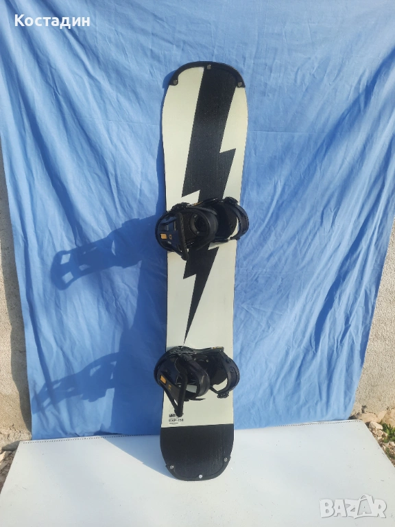 Сноуборд 158см. BURTON CUSTOM EXPERIENCE WIDE  CAMBER с автомати, снимка 1