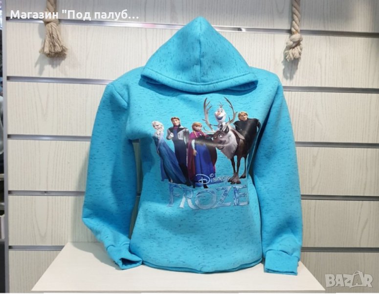 Нов детски суичър с трансферен печат FROZEN Замръзналото кралство , снимка 1