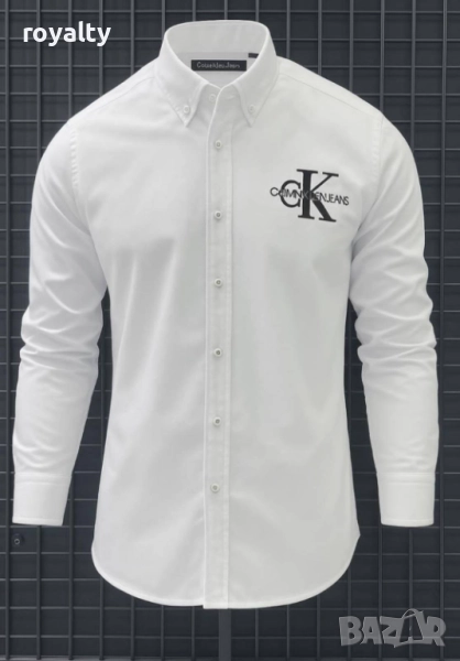 Calvin Klein Бяла Мъжка Риза, снимка 1