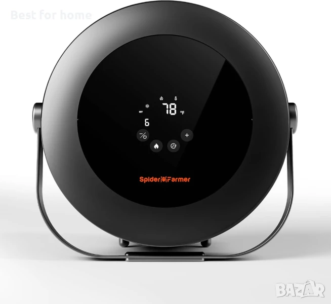 Отоплител Spider Farmer, преносим 530W нагревател с интелигентен контрол на температурата, 4 режима , снимка 1