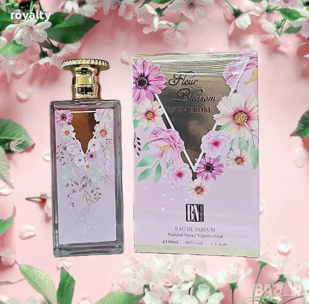 Дамски парфюм Fleur Blossom WILD ROSE, 100ml, снимка 1