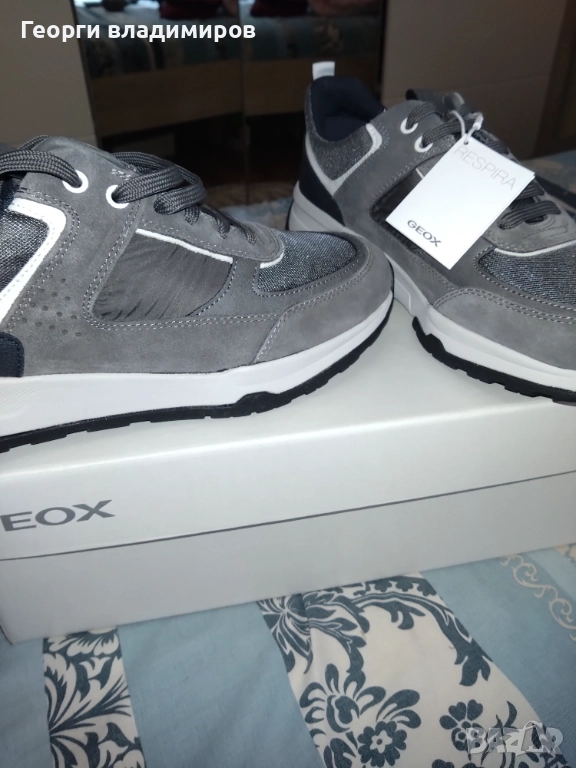 Geox eстествен велур, супер качество , снимка 1