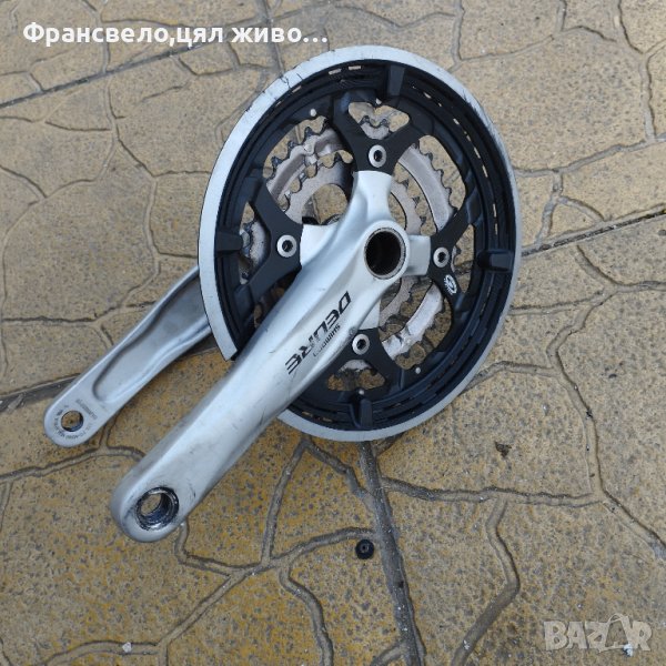 Курбел за велосипед колело Shimano deore fc m 590, снимка 1