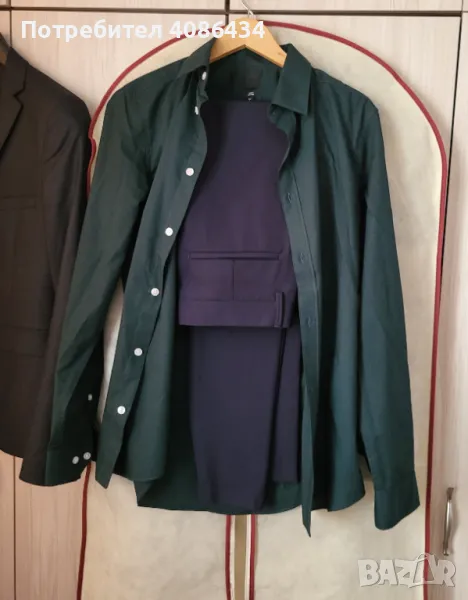 Комплект Zara Мъжки панталон и H&M риза, снимка 1