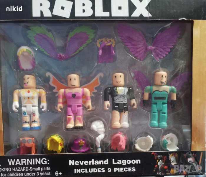 roblox 4 бр с части Роблокс сет пластмасови фигурки играчки за игра и торта украса, снимка 1