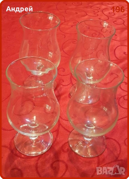 Комплект от четири чаши за вино, снимка 1