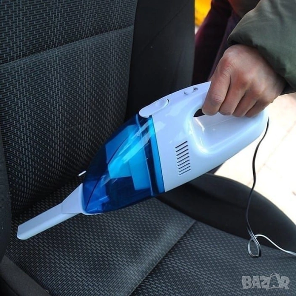 Преносима мини автомобилна прахосмукачка за сухо и мокро почистване, снимка 1