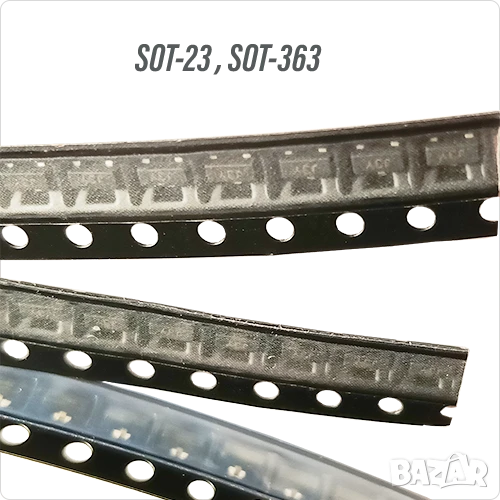 AO3400,AO3401,BC817,BSR15,PBSS4350T,PMBT2222A,MMBTA44,MMDT3904,SS8550,S8550,SS8050,S8050, снимка 1