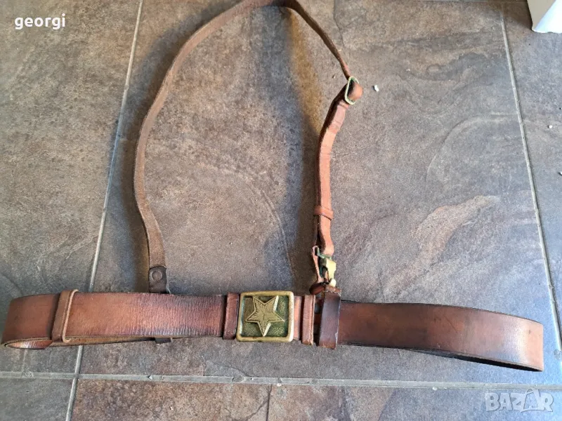 военен колан с портупей   21/6, снимка 1