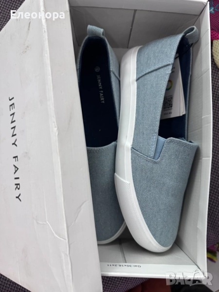 Нови светлосини ежедневни обувки на Jenny Fairy, снимка 1