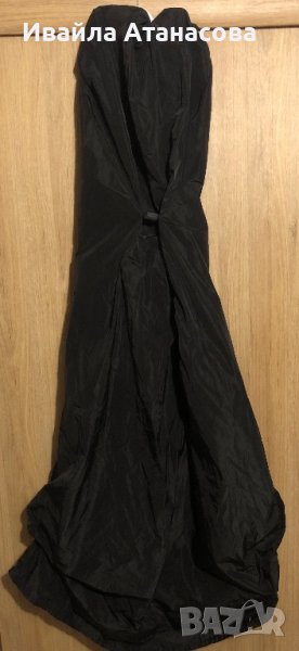 Черна дълга рокля Negative, снимка 1