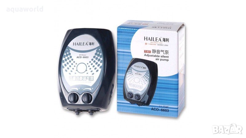 "ПРОМОЦИЯ" Въздушна помпа Hailea ACO-6603 7л/м, снимка 1
