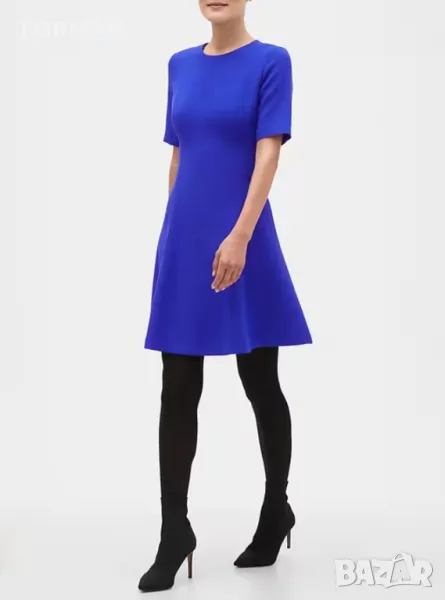 РАЗКОШНА рокля в кралскосин цвят , снимка 1
