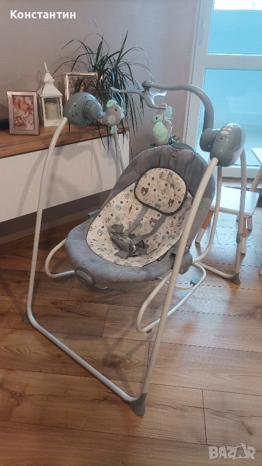 Lorelli - Електрическа бебешка люлка Tango, снимка 1