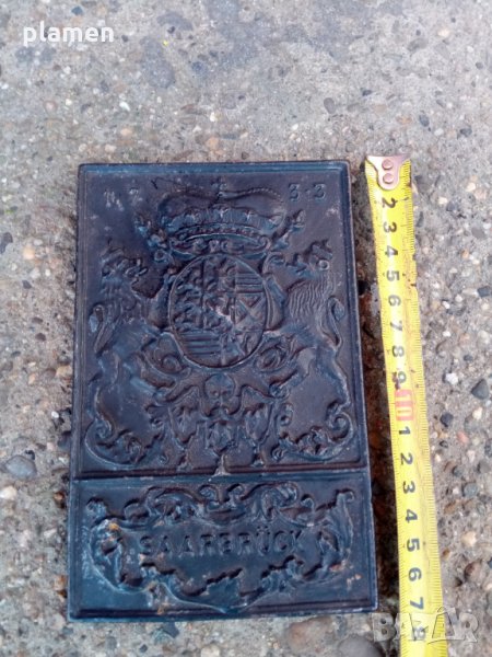 Стара метална декорация за стена, снимка 1