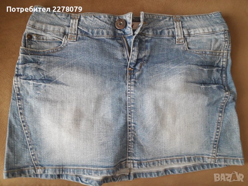 Къса дънкова пола, снимка 1
