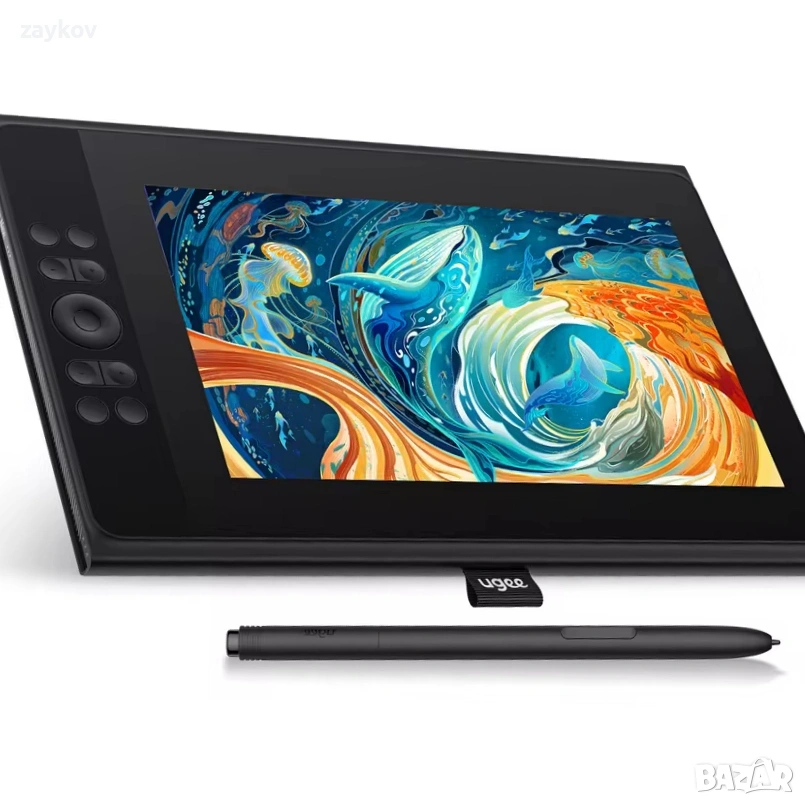 UGEE UE12 Plus цифров таблет с писалка, 11.9 HD екран графичен таблет, снимка 1