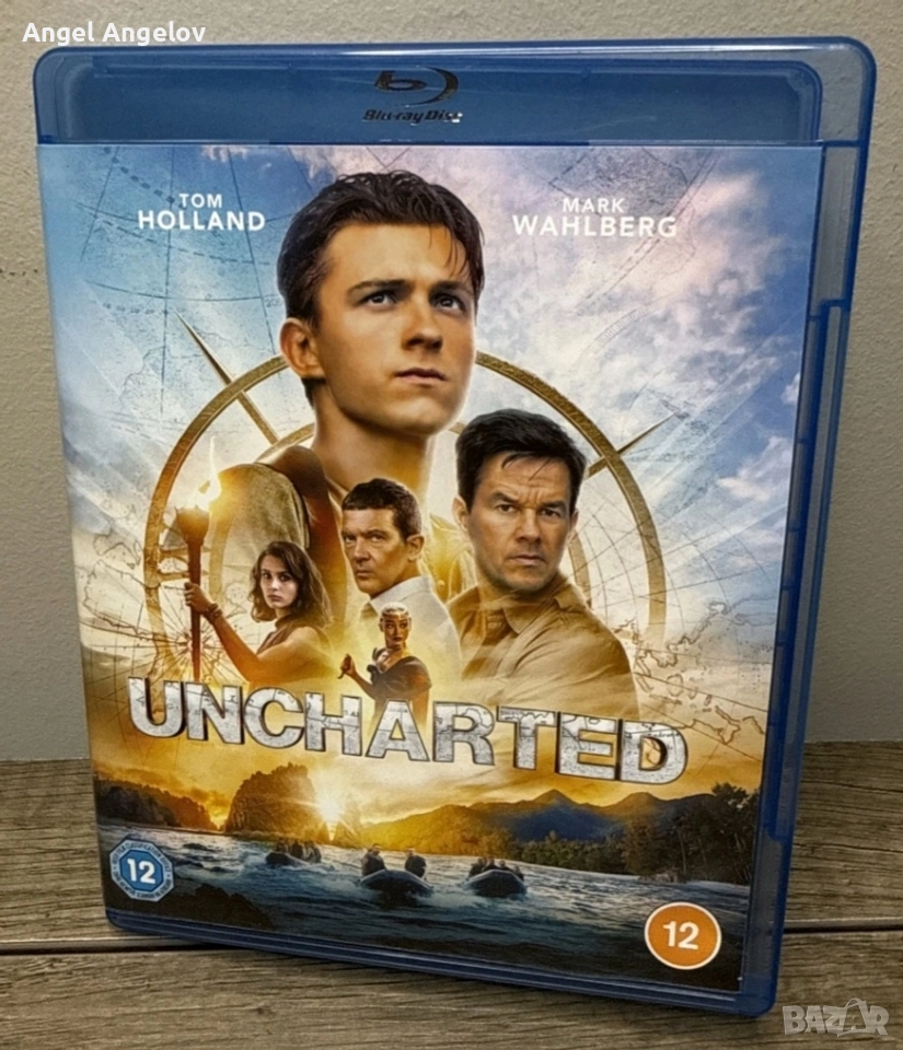 Uncharted (Bluray) Tom Holland, Mark Wahlberg ,Antonio Banderas, снимка 1