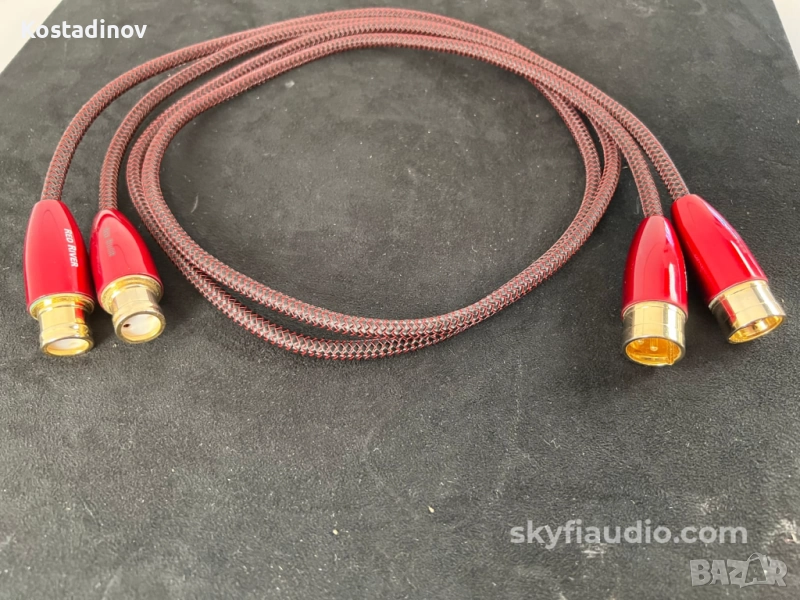 Кабел AudioQuest Red River XLR - 75 см, снимка 1
