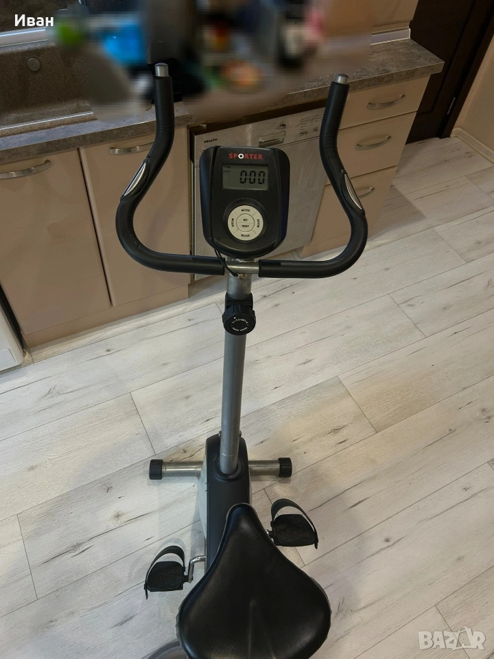 Магнитен велоергометър Sporter – тих, в отлично състояние, снимка 1