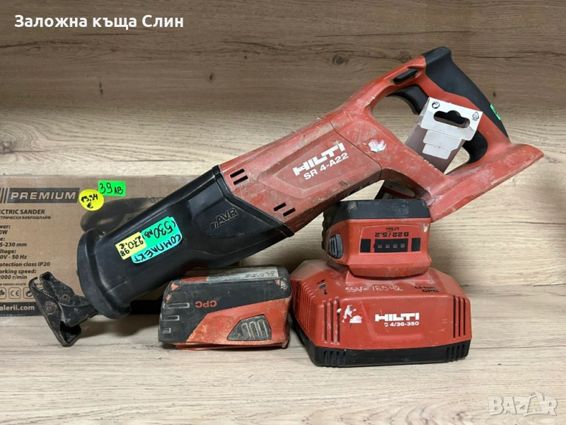 Акумулаторен Саблен трион Hilti Sr 4 -A22, снимка 1