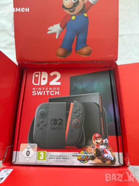 Nintendo switch 2 mario kart world bundle -нов- гаранция, снимка 1