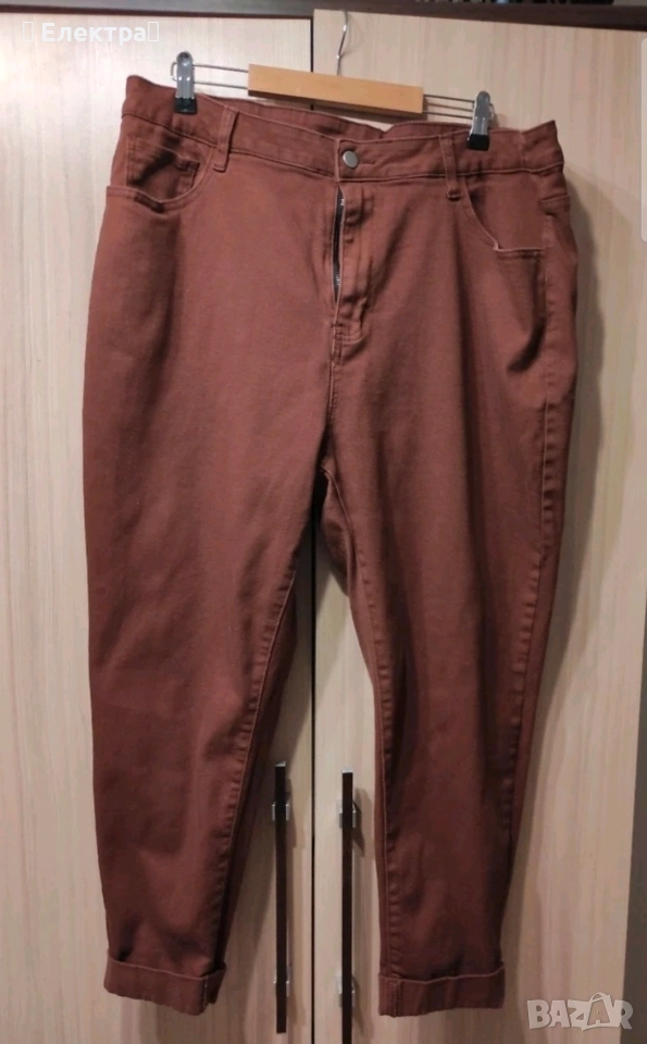 Нови! Дамски дънки 4XL супер еластични, ханш от 140-160 см, снимка 1