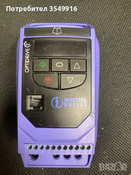 Честотен регулатор(инвертор)OPTIDRIVE 0,75кw 220V AC, снимка 1