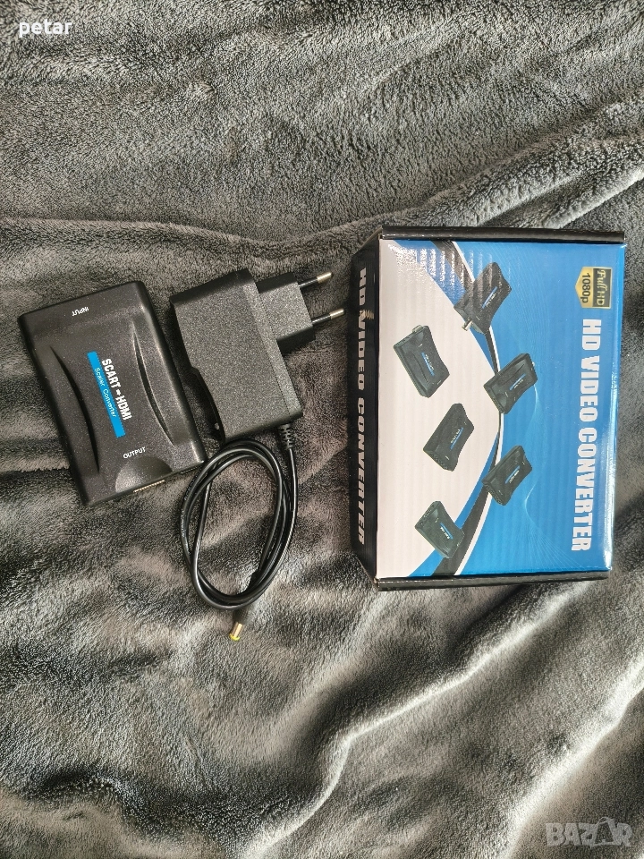 видео конвертор scart-hdmi, снимка 1