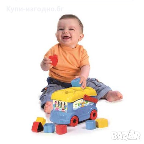 Детска игра - Disney Baby бус с различни форми за 10м+, снимка 1