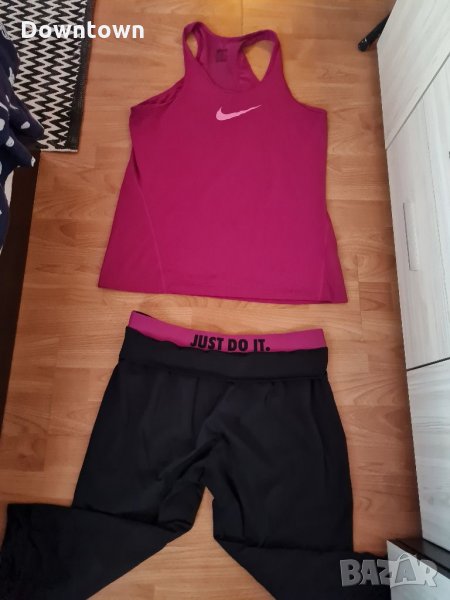 NIKE dry fit комплект#екип от 3/4 панталон-потур и потник, снимка 1