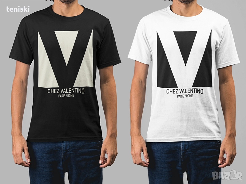 Тениски Valentino Валентино принт, снимка 1