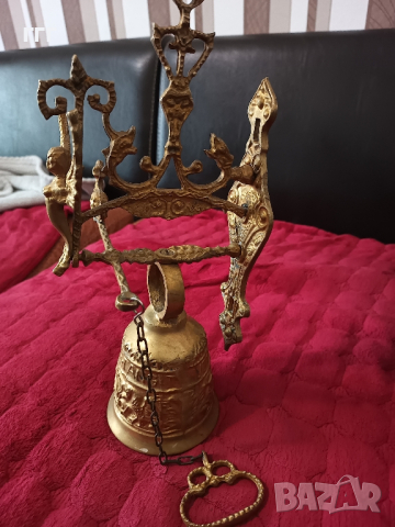 Месингова камбана за врата, снимка 3 - Декорация за дома - 44792499