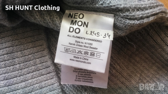 NEO MON DO Narvik Wool Sweater 100% Wool размер M пуловер 100% Вълна - 1623, снимка 14 - Екипировка - 52725949