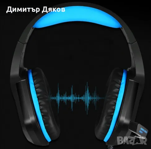 Големи геймърски слушалки с микрофон  PHOINIKAS H-1 - EP4, снимка 5 - Слушалки и портативни колонки - 48206312