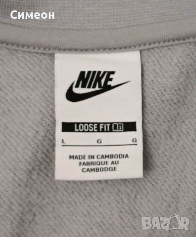 Nike Sportswear Sweatshirt оригинално горнище L Найк спорт памук, снимка 3 - Спортни екипи - 39278783
