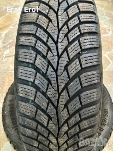 4бр - 185 65 15 - CONTINENTAL WinterContact TS 870 - 2022 година - 7.5мм грайфер, снимка 1