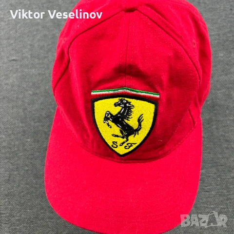 Vintage 1999 Ferrari Cap Шапка с Козирка Ферари 90-те Ретро, снимка 2 - Шапки - 54291043