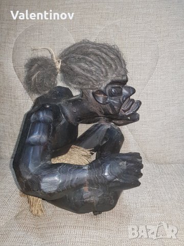 Старинна африканска скулптура, снимка 3 - Антикварни и старинни предмети - 30969993