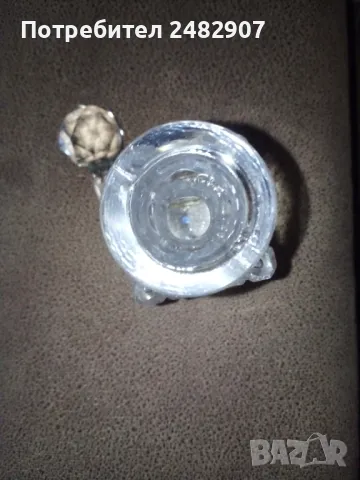 Старо кристално шишенце, снимка 11 - Антикварни и старинни предмети - 49130397