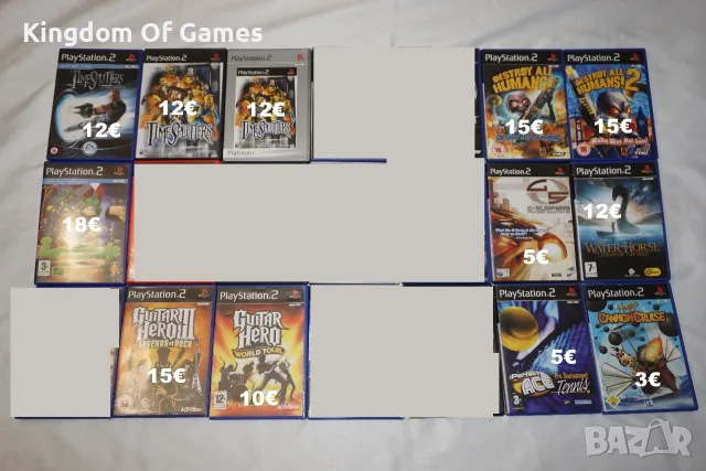 Игри за PS2 Time Splitters/Destroy All Humans 1 2/Lemmings/Water Horse/Guitar Hero 3 Legends of Rock