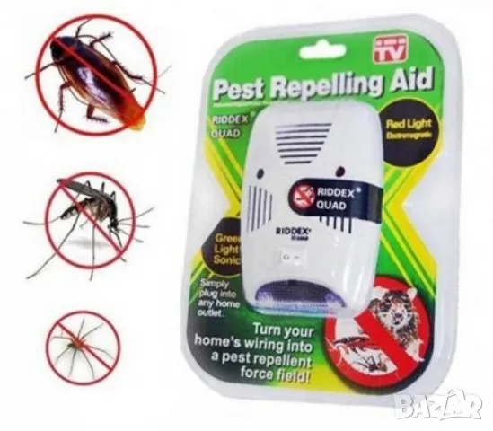 Устройство за борба с вредителите - Riddex Quad, снимка 2 - Други стоки за дома - 48745529
