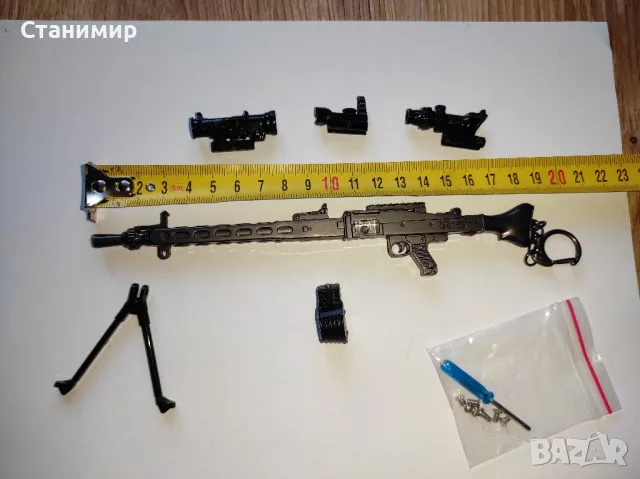 МГ 34 метален модел , снимка 3 - Колекции - 48108122