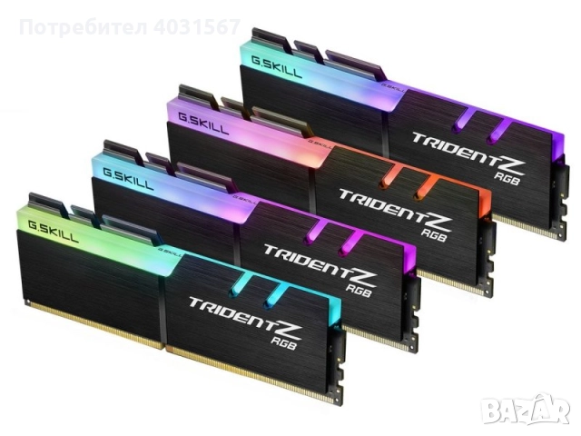 Рам памет G.SKILL Trident Z RGB 16GB (2x8GB) DDR4 3200MHz - уникални!, снимка 6 - RAM памет - 52584708