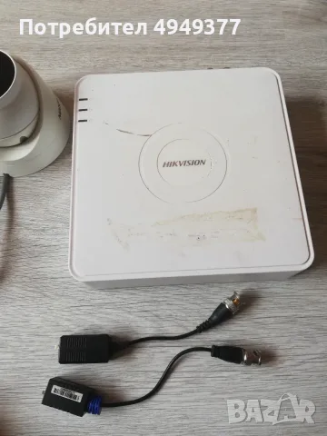   DVR Hikvision  + 4  камери за части или ремонт, снимка 3 - Комплекти за видеонаблюдение - 56081041