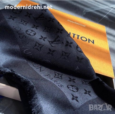 Дамски шал кашмир и вълна Louis Vuitton