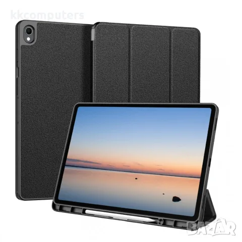 Калъф DUX DUCIS Domo Series за Samsung Galaxy Tab S12+ от PU Кожа + TPU с Tri-fold Стойка и Скрийн П