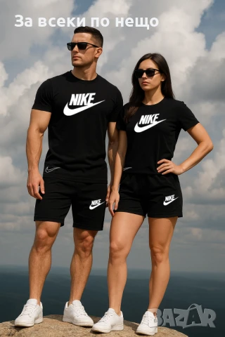 Nike Екипи За Двойки👚🩳Дамски Летен Екип Найк👕🩳Мъжки Къс Комплект Найк - 8 Модела Код LFS545, снимка 8 - Комплекти - 50752372